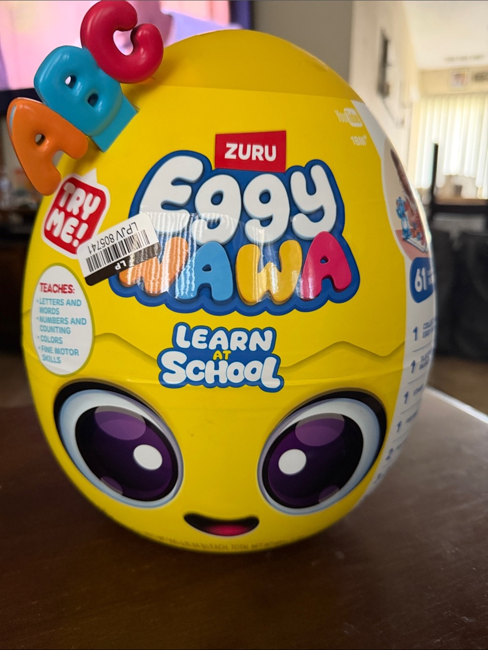 ZURU Eggy Wawa Learn at School Educational Toy - Yellow